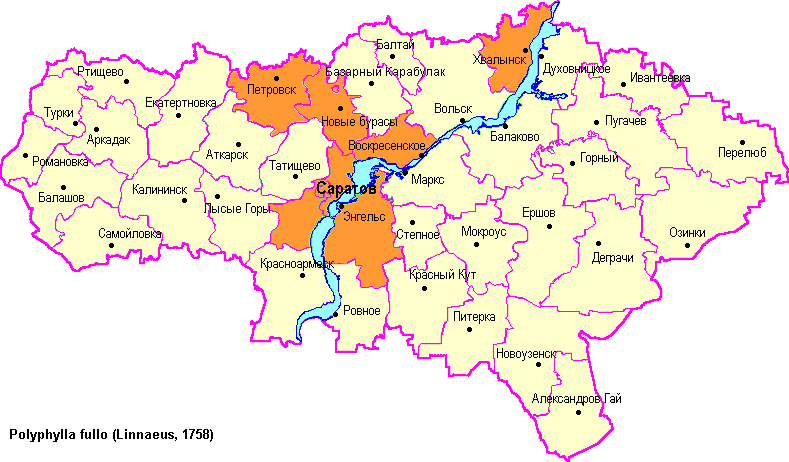 Карта саратова с районами